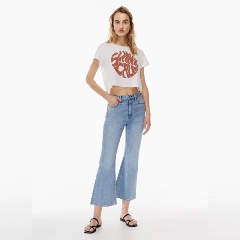 Denim Forum The Twiggy High Rise Flare